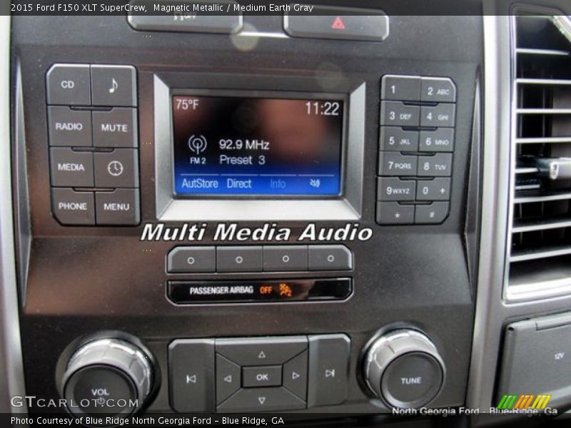 Magnetic Metallic / Medium Earth Gray 2015 Ford F150 XLT SuperCrew