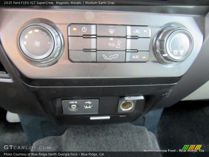 Magnetic Metallic / Medium Earth Gray 2015 Ford F150 XLT SuperCrew