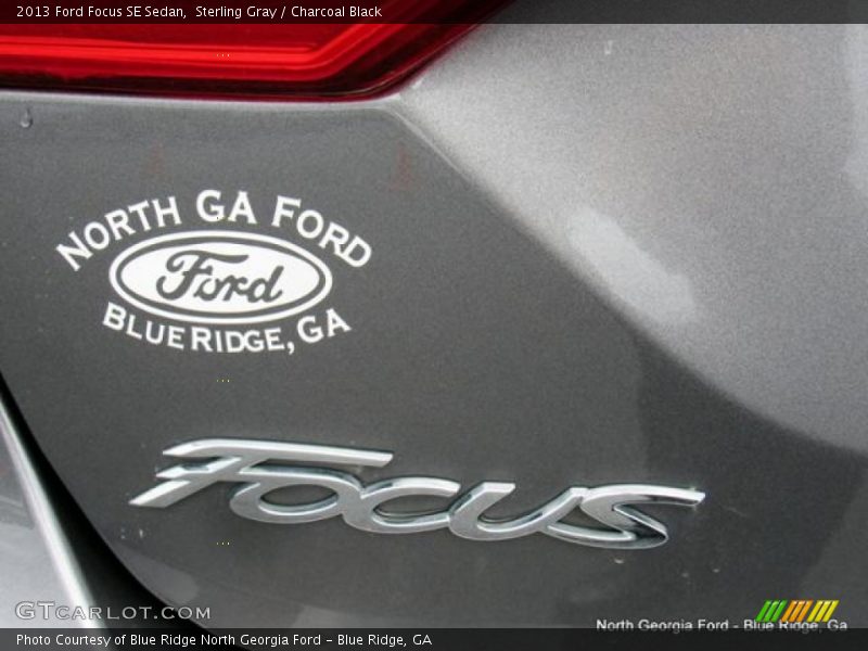 Sterling Gray / Charcoal Black 2013 Ford Focus SE Sedan