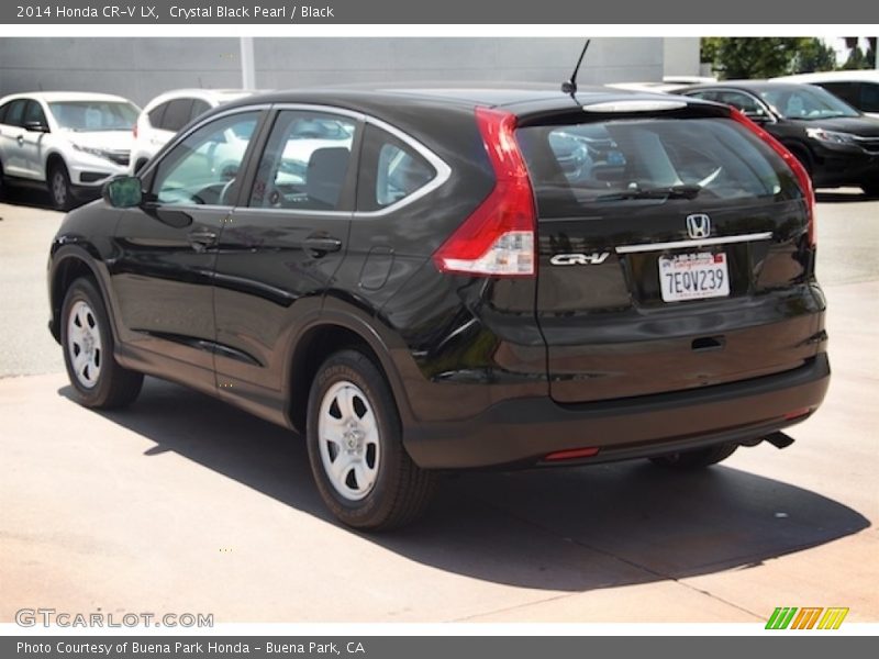 Crystal Black Pearl / Black 2014 Honda CR-V LX