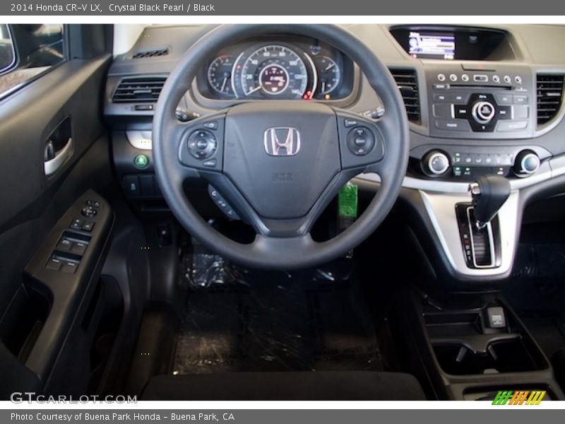 Crystal Black Pearl / Black 2014 Honda CR-V LX