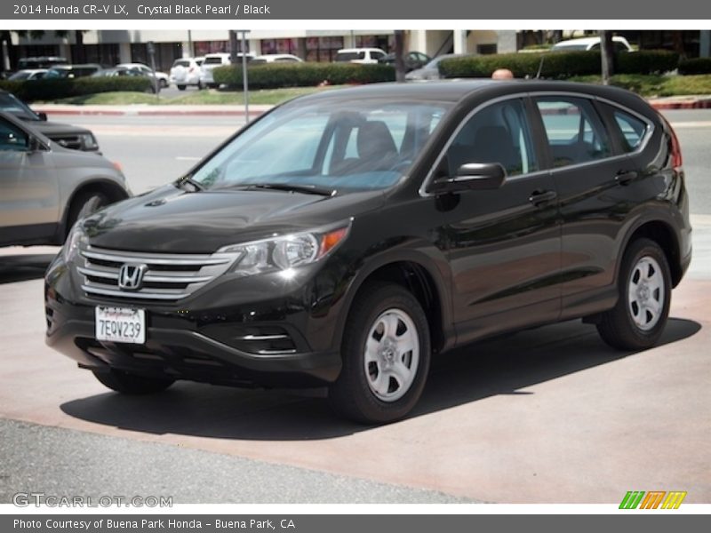 Crystal Black Pearl / Black 2014 Honda CR-V LX