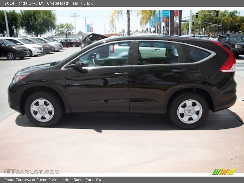 Crystal Black Pearl / Black 2014 Honda CR-V LX