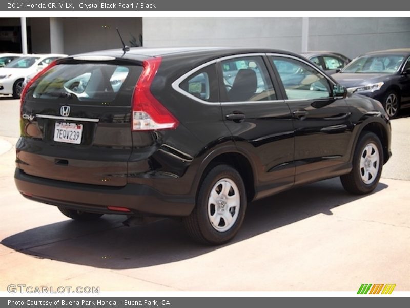 Crystal Black Pearl / Black 2014 Honda CR-V LX