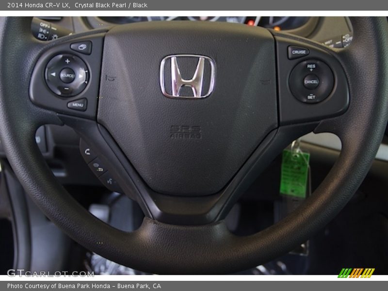 Crystal Black Pearl / Black 2014 Honda CR-V LX