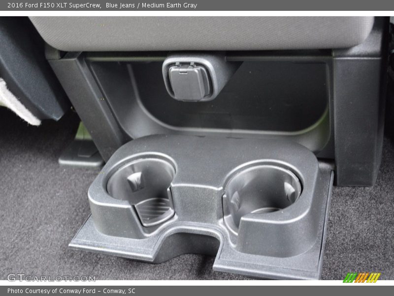 Blue Jeans / Medium Earth Gray 2016 Ford F150 XLT SuperCrew