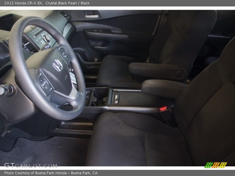 Crystal Black Pearl / Black 2013 Honda CR-V EX