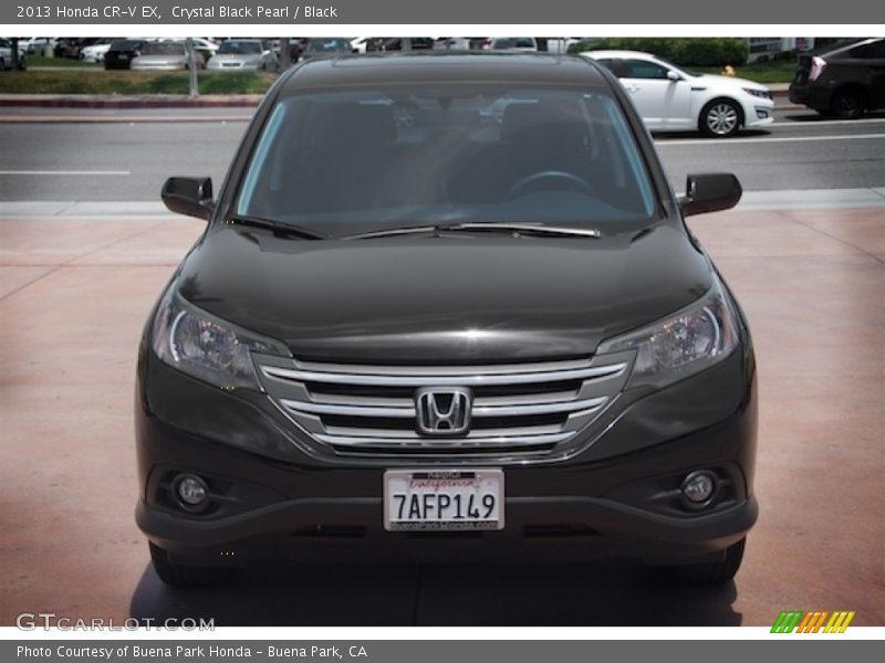 Crystal Black Pearl / Black 2013 Honda CR-V EX