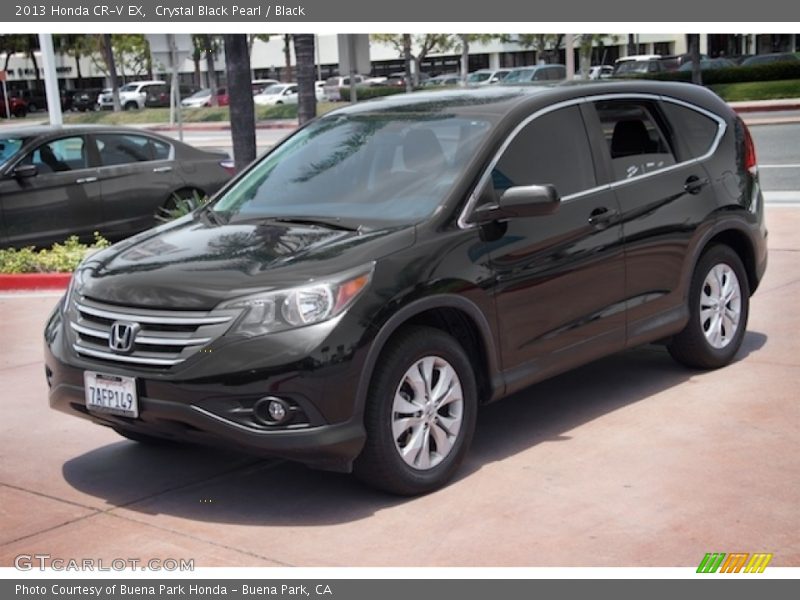Crystal Black Pearl / Black 2013 Honda CR-V EX