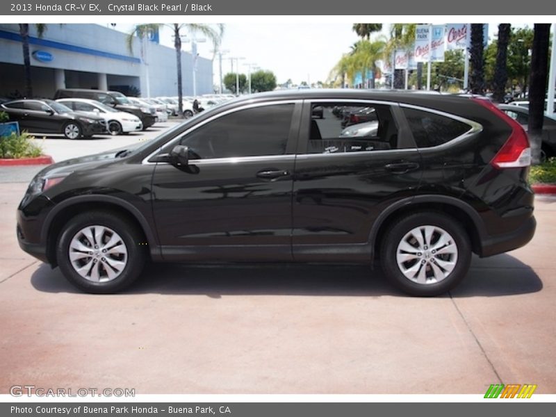 Crystal Black Pearl / Black 2013 Honda CR-V EX
