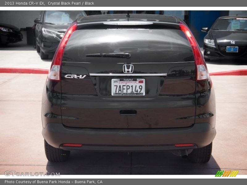 Crystal Black Pearl / Black 2013 Honda CR-V EX