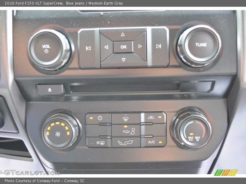 Blue Jeans / Medium Earth Gray 2016 Ford F150 XLT SuperCrew