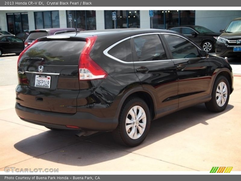 Crystal Black Pearl / Black 2013 Honda CR-V EX