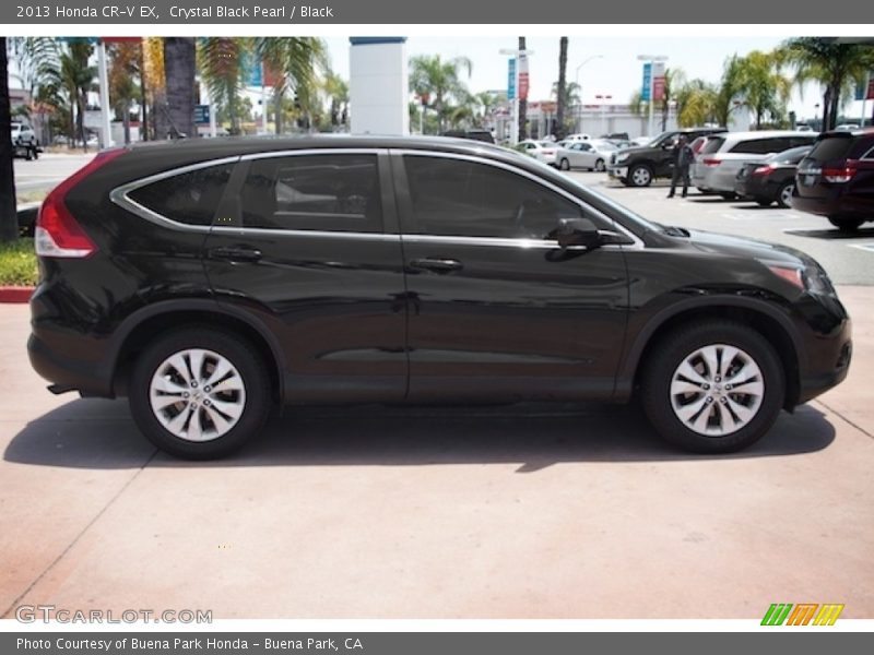Crystal Black Pearl / Black 2013 Honda CR-V EX
