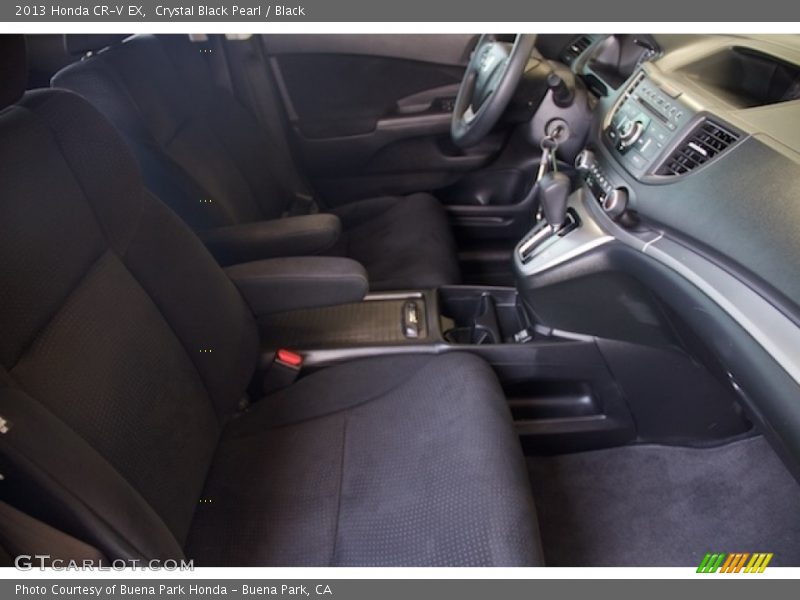Crystal Black Pearl / Black 2013 Honda CR-V EX