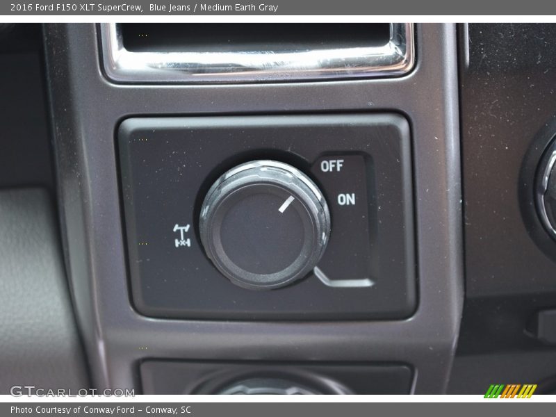 Blue Jeans / Medium Earth Gray 2016 Ford F150 XLT SuperCrew