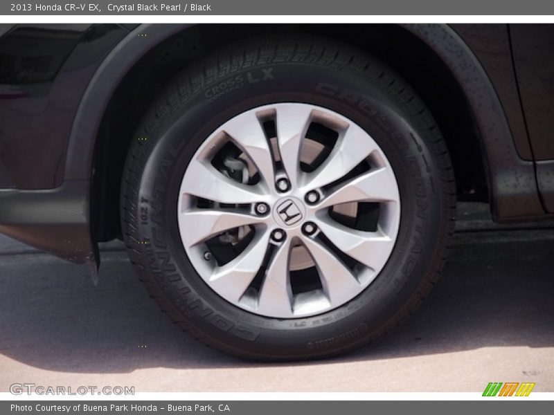 Crystal Black Pearl / Black 2013 Honda CR-V EX