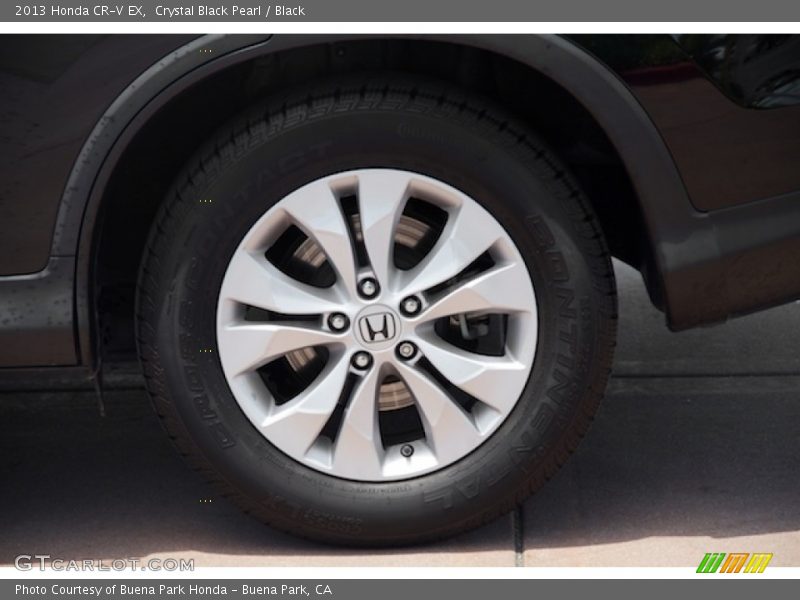 Crystal Black Pearl / Black 2013 Honda CR-V EX
