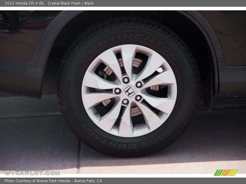 Crystal Black Pearl / Black 2013 Honda CR-V EX