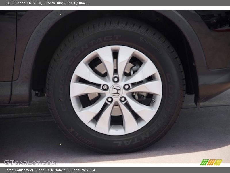 Crystal Black Pearl / Black 2013 Honda CR-V EX