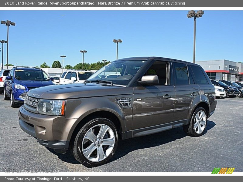 Front 3/4 View of 2010 Range Rover Sport Supercharged