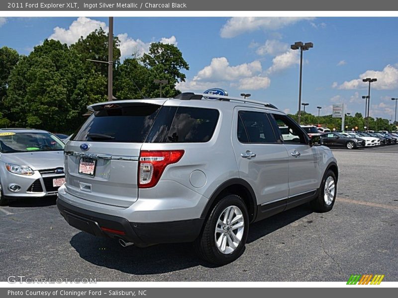 Ingot Silver Metallic / Charcoal Black 2011 Ford Explorer XLT