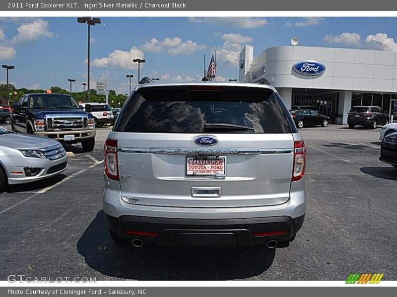 Ingot Silver Metallic / Charcoal Black 2011 Ford Explorer XLT
