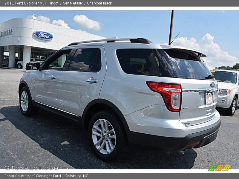 Ingot Silver Metallic / Charcoal Black 2011 Ford Explorer XLT