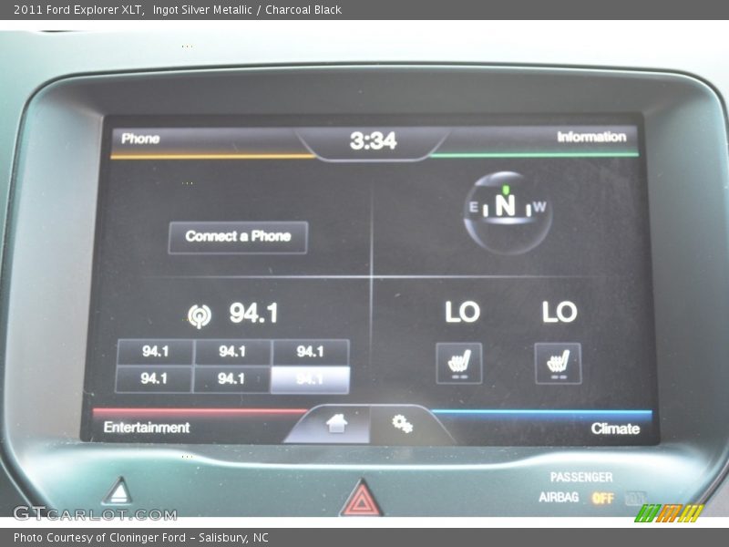 Ingot Silver Metallic / Charcoal Black 2011 Ford Explorer XLT