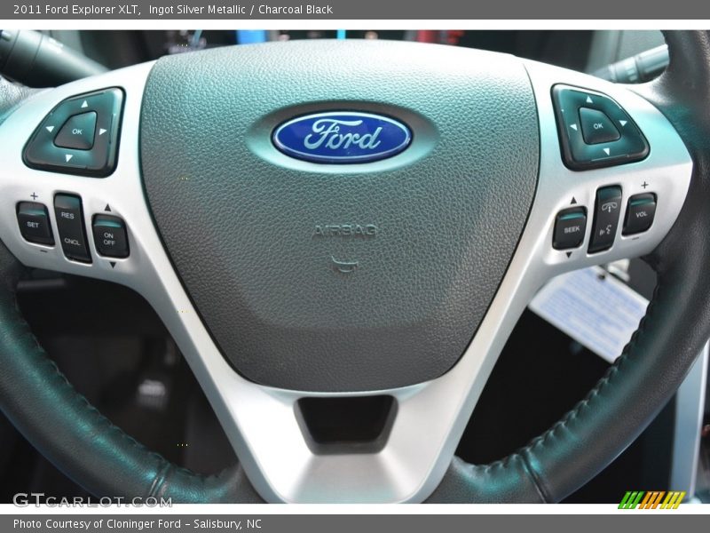 Ingot Silver Metallic / Charcoal Black 2011 Ford Explorer XLT