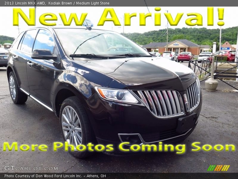 Kodiak Brown / Medium Light Stone 2013 Lincoln MKX AWD