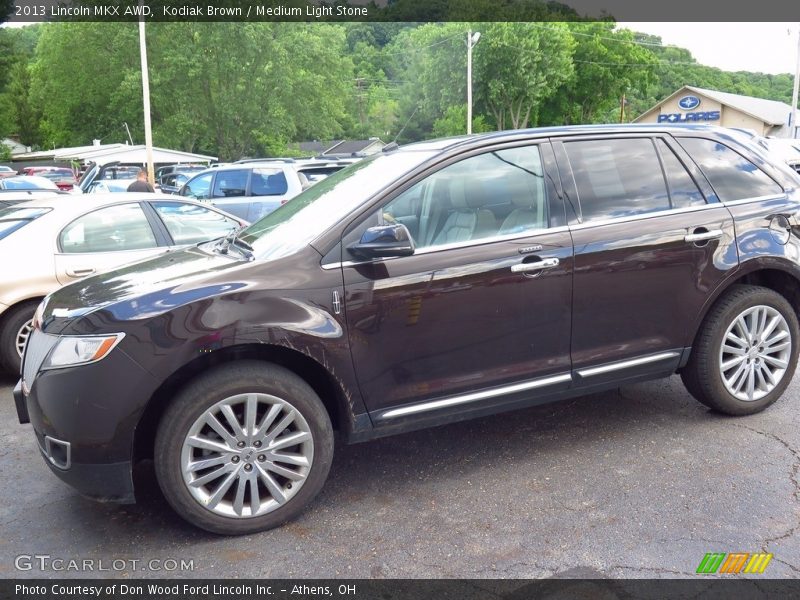 Kodiak Brown / Medium Light Stone 2013 Lincoln MKX AWD