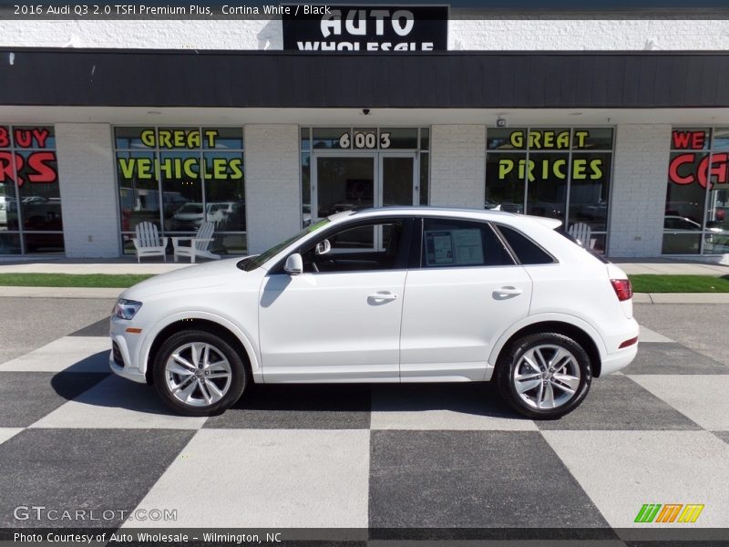 Cortina White / Black 2016 Audi Q3 2.0 TSFI Premium Plus