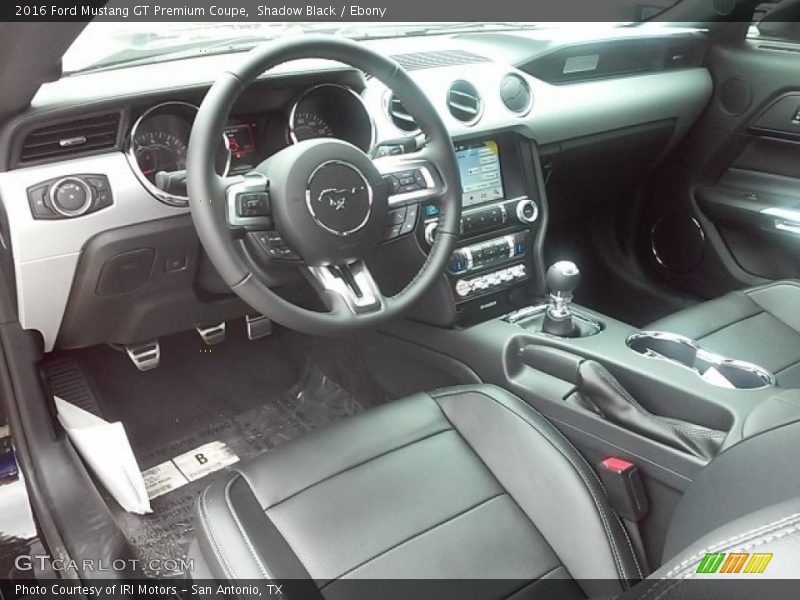 Shadow Black / Ebony 2016 Ford Mustang GT Premium Coupe