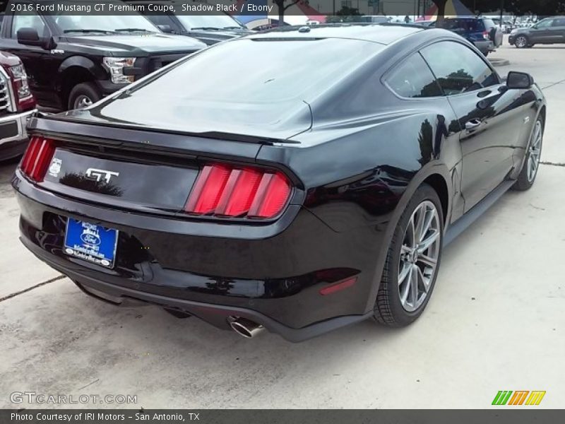Shadow Black / Ebony 2016 Ford Mustang GT Premium Coupe
