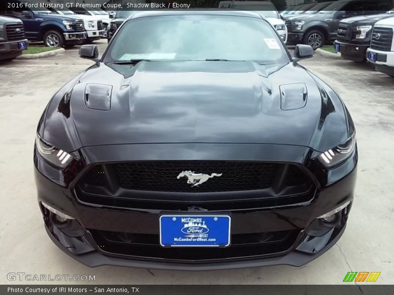 Shadow Black / Ebony 2016 Ford Mustang GT Premium Coupe