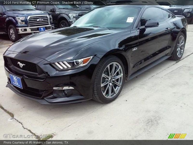 Shadow Black / Ebony 2016 Ford Mustang GT Premium Coupe