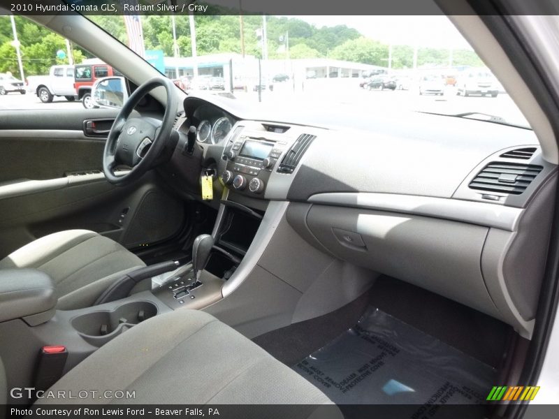 Radiant Silver / Gray 2010 Hyundai Sonata GLS