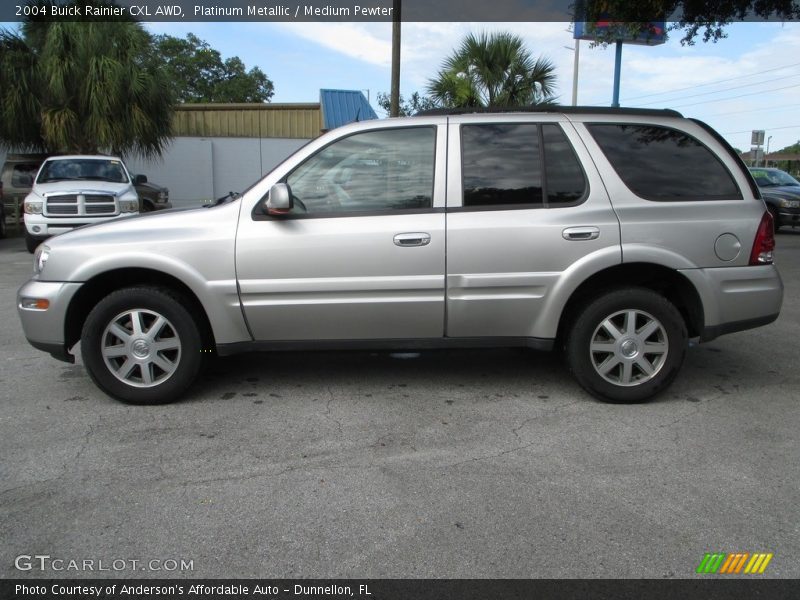 Platinum Metallic / Medium Pewter 2004 Buick Rainier CXL AWD