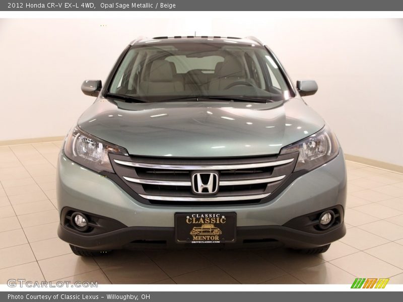 Opal Sage Metallic / Beige 2012 Honda CR-V EX-L 4WD
