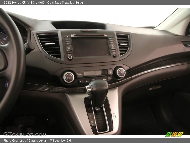 Opal Sage Metallic / Beige 2012 Honda CR-V EX-L 4WD