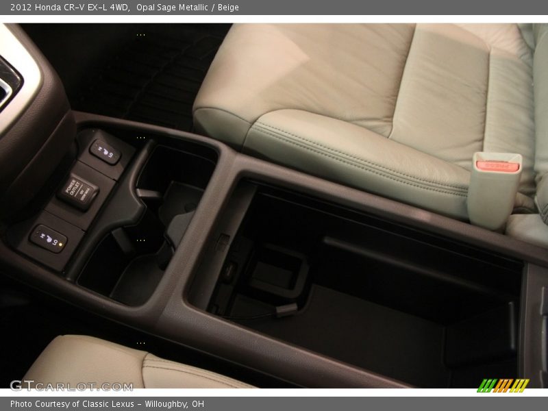 Opal Sage Metallic / Beige 2012 Honda CR-V EX-L 4WD
