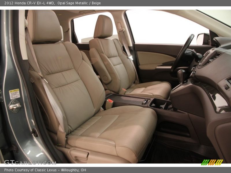 Opal Sage Metallic / Beige 2012 Honda CR-V EX-L 4WD