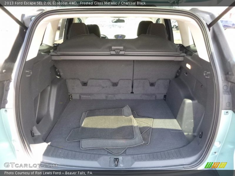 Frosted Glass Metallic / Charcoal Black 2013 Ford Escape SEL 2.0L EcoBoost 4WD