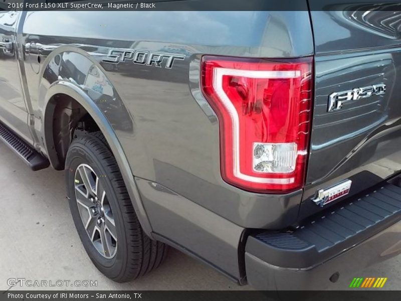 Magnetic / Black 2016 Ford F150 XLT SuperCrew
