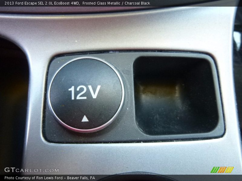Frosted Glass Metallic / Charcoal Black 2013 Ford Escape SEL 2.0L EcoBoost 4WD