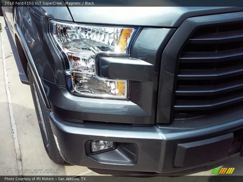 Magnetic / Black 2016 Ford F150 XLT SuperCrew