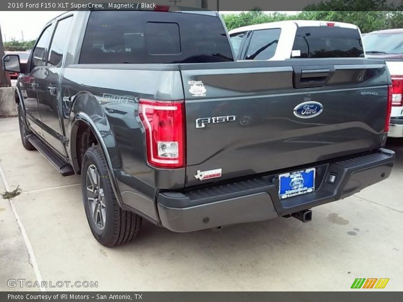 Magnetic / Black 2016 Ford F150 XLT SuperCrew