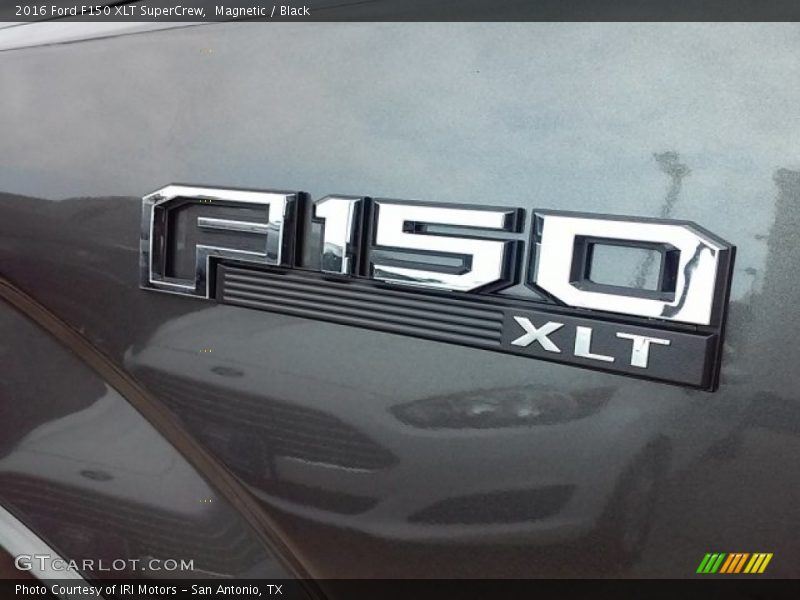 Magnetic / Black 2016 Ford F150 XLT SuperCrew