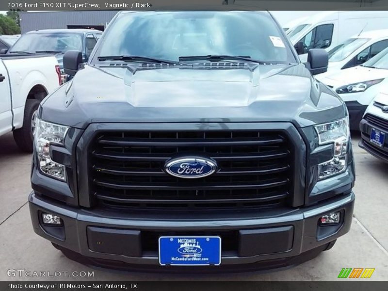 Magnetic / Black 2016 Ford F150 XLT SuperCrew